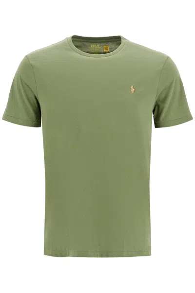 Polo Ralph Lauren Custom Slim Fit Crewneck T-shirt In Green