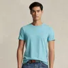 Polo Ralph Lauren Custom Slim Fit Jersey Crewneck T-shirt In Blue