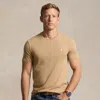 Polo Ralph Lauren Custom Slim Fit Jersey Crewneck T-shirt In Neutral