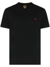Polo Ralph Lauren Custom Slim Fit Jersey Crewneck T-shirt Clothing In Black