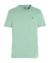 Polo Ralph Lauren Custom Slim Fit Jersey Crewneck T-shirt Man T-shirt Sage Green Size L Cotton