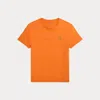 Polo Ralph Lauren Custom Slim Fit Jersey Crewneck T-shirt In Orange