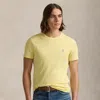 Polo Ralph Lauren Custom Slim Fit Jersey Crewneck T-shirt In Resort Gold