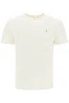 Polo Ralph Lauren Custom Slim Fit Jersey Crewneck T-shirt Man T-shirt Off White Size Xxl Cotton In White