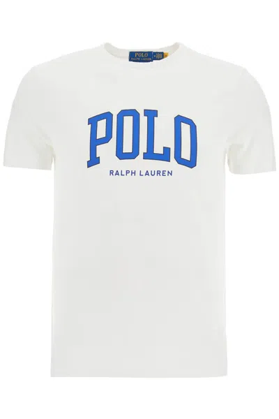 Polo Ralph Lauren Custom Slim-fit Logo T-shirt In White (white)
