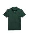 Polo Ralph Lauren Washed Forest Green Cotton Polo In Green