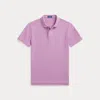 Polo Ralph Lauren Custom Slim Fit Mesh Polo Shirt In Neutral
