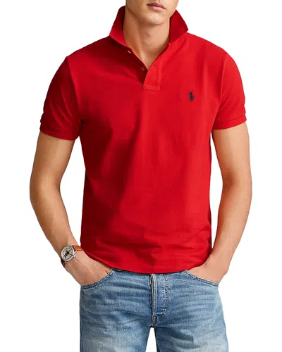 POLO RALPH LAUREN CUSTOM SLIM FIT MESH POLO SHIRT