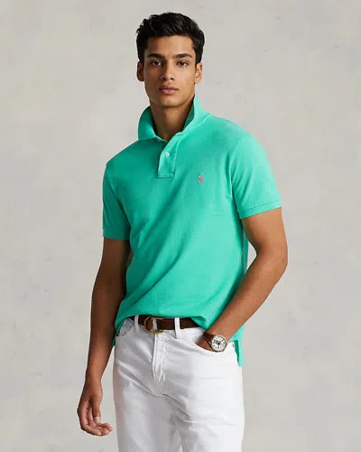 POLO RALPH LAUREN CUSTOM SLIM FIT MESH POLO SHIRT