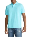 Polo Ralph Lauren Custom Slim Fit Mesh Polo Shirt In French Turtle