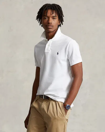 POLO RALPH LAUREN CUSTOM SLIM FIT MESH POLO SHIRT,710666998002