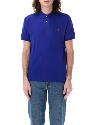 Polo Ralph Lauren Electric Custom Slim-fit Polo In Blue