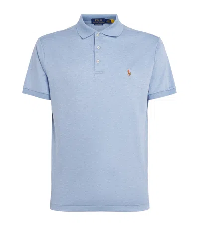 Polo Ralph Lauren Custom Slim-fit Polo Shirt In Blue
