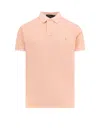 Polo Ralph Lauren Custom Slim Fit Polo Shirt In Orange