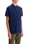 Polo Ralph Lauren Logo-embroidered Cotton-jersey Polo-shirt In Blue