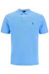 Polo Ralph Lauren Custom Slim Fit Short Sleeve Polo Shirt In Light Blue