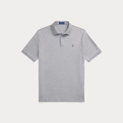 Polo Ralph Lauren Custom Slim Fit Soft Cotton Polo Shirt In Grey