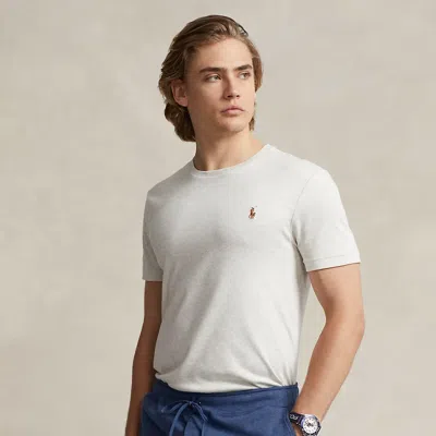 Polo Ralph Lauren Custom Slim Fit Soft Cotton T-shirt In Burgundy