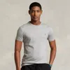 Polo Ralph Lauren Custom Slim Fit Soft Cotton T-shirt In Grey