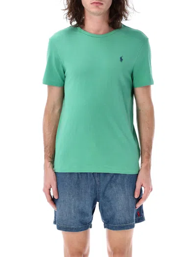 Polo Ralph Lauren Custom Slim Fit T-shirt In Raft Green