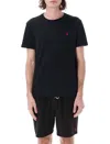 Polo Ralph Lauren Short-sleeved T-shirt With Logo In Black