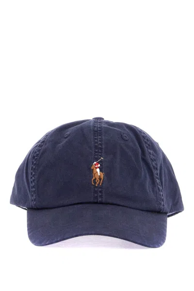 Polo Ralph Lauren Logo-embroidered Stretch-cotton Twill Baseball Cap In Blue