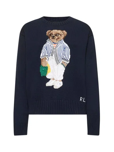 Polo Ralph Lauren Dark Blue Cotton Sweater