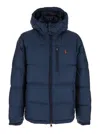 Polo Ralph Lauren Gorham Water-repellent Ripstop Fabric Down Jacket Clothing In Blue