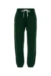 Polo Ralph Lauren Dark Green Cotton Blend Joggers In Green