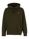 Polo Ralph Lauren Mens Alpine Heather Zip-front Long-sleeve Cotton-blend Jersey Hoody In Green