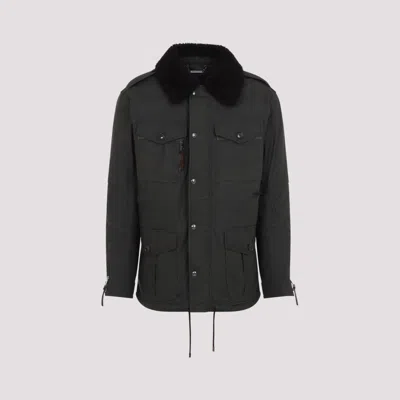 Polo Ralph Lauren Dark Green Shearling-collar Jacket