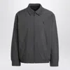 Polo Ralph Lauren Dark Zip-up Shirt Jacket In Gray