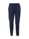 Polo Ralph Lauren Dbl Knit Jersey Athletic Jogger Pants In Blue