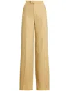 Polo Ralph Lauren Dean Wide Leg Rustic Twill Pants In Neutrals