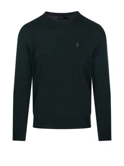 POLO RALPH LAUREN DEEP GREEN ROUND NECK SWEATER