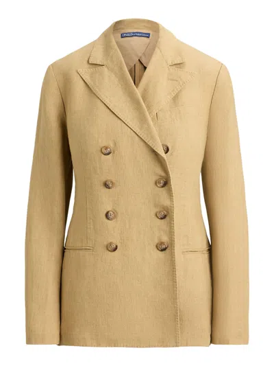 Polo Ralph Lauren Délavé Blazer In Brown