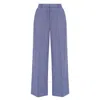 Polo Ralph Lauren Delave Wide-leg Linen Pants In Blue