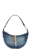 Polo Ralph Lauren Denim & Leather Shoulder Bag