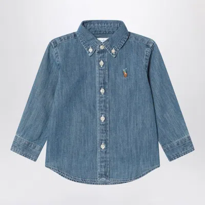 Polo Ralph Lauren Denim Button-down Shirt In Blue