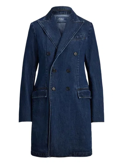POLO RALPH LAUREN POLO RALPH LAUREN DENIM DOUBLE BREASTED COAT