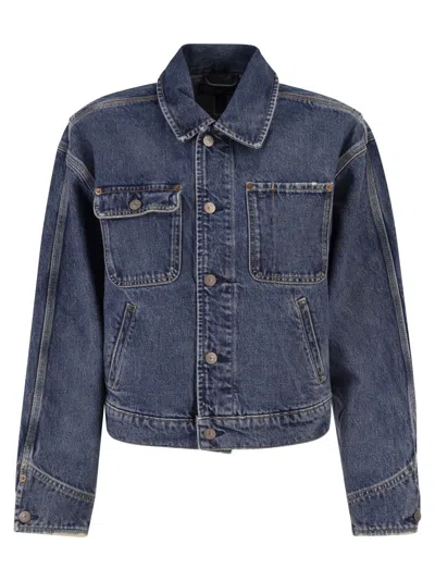 Polo Ralph Lauren Denim Dungaree Jacket In Blue