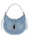 Polo Ralph Lauren Denim-effect Shoulder Bag In Blue