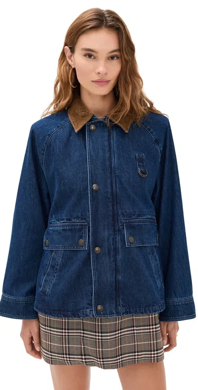 POLO RALPH LAUREN DENIM FIELD JACKET BLUE