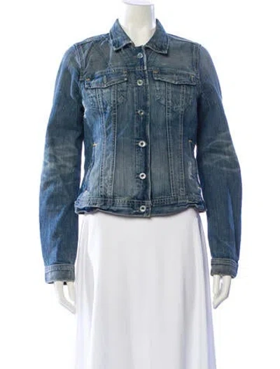 Pre-owned Polo Ralph Lauren Denim Jacket In Blue