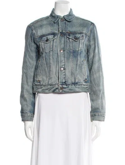 Pre-owned Polo Ralph Lauren Denim Jacket In Blue