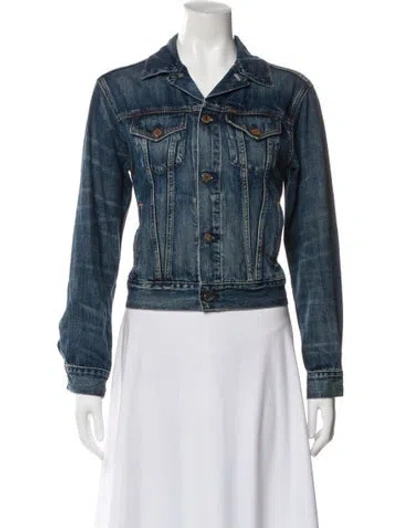 Pre-owned Polo Ralph Lauren Denim Jacket In Blue