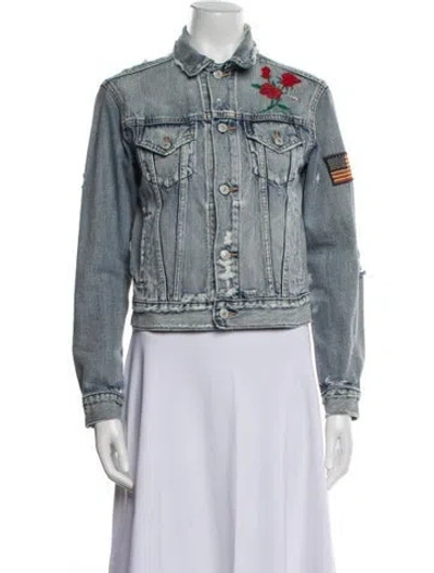 Pre-owned Polo Ralph Lauren Denim Jacket In Blue