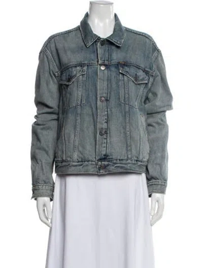 Pre-owned Polo Ralph Lauren Denim Jacket In Blue