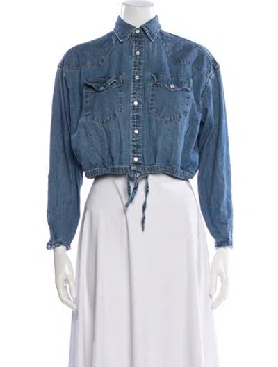 Pre-owned Polo Ralph Lauren Denim Jacket In Blue