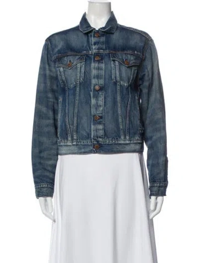 Pre-owned Polo Ralph Lauren Denim Jacket In Blue
